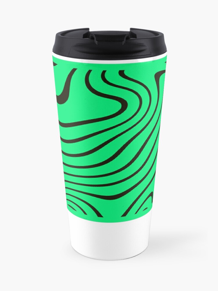 Mint Green Pewdiepie Pattern Design Travel Mug By Eggnogmedia Redbubble