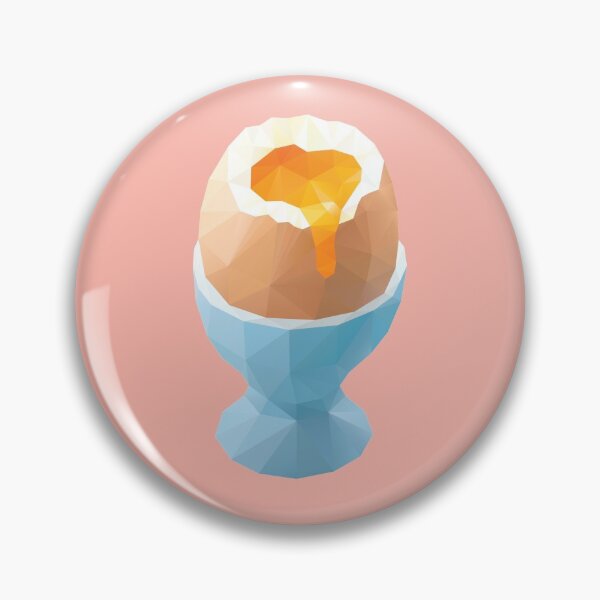 Item preview, Boiled Egg Polygon Art designed and sold by polymolystudio.