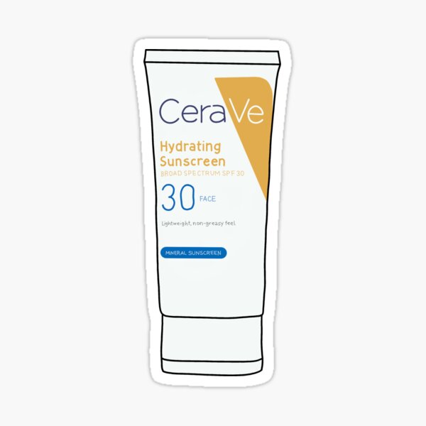 "Sunscreen" Sticker for Sale by tritymely Redbubble