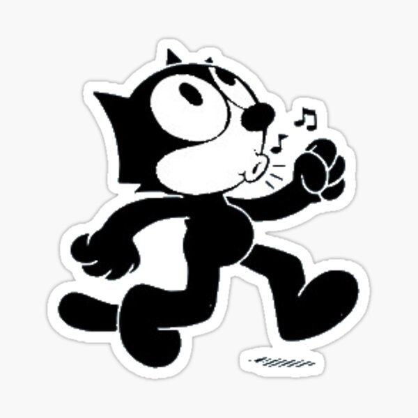 Stickers Sur Le Theme Felix Le Chat Redbubble