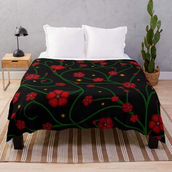 Item preview, Ruby Flowers, Emerald Vines designed and sold by StephOBrien.