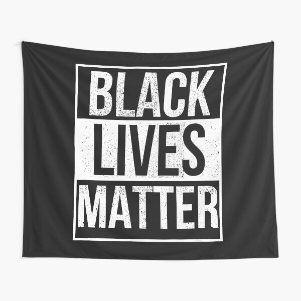 Distressed Black Lives Matter Tapestry