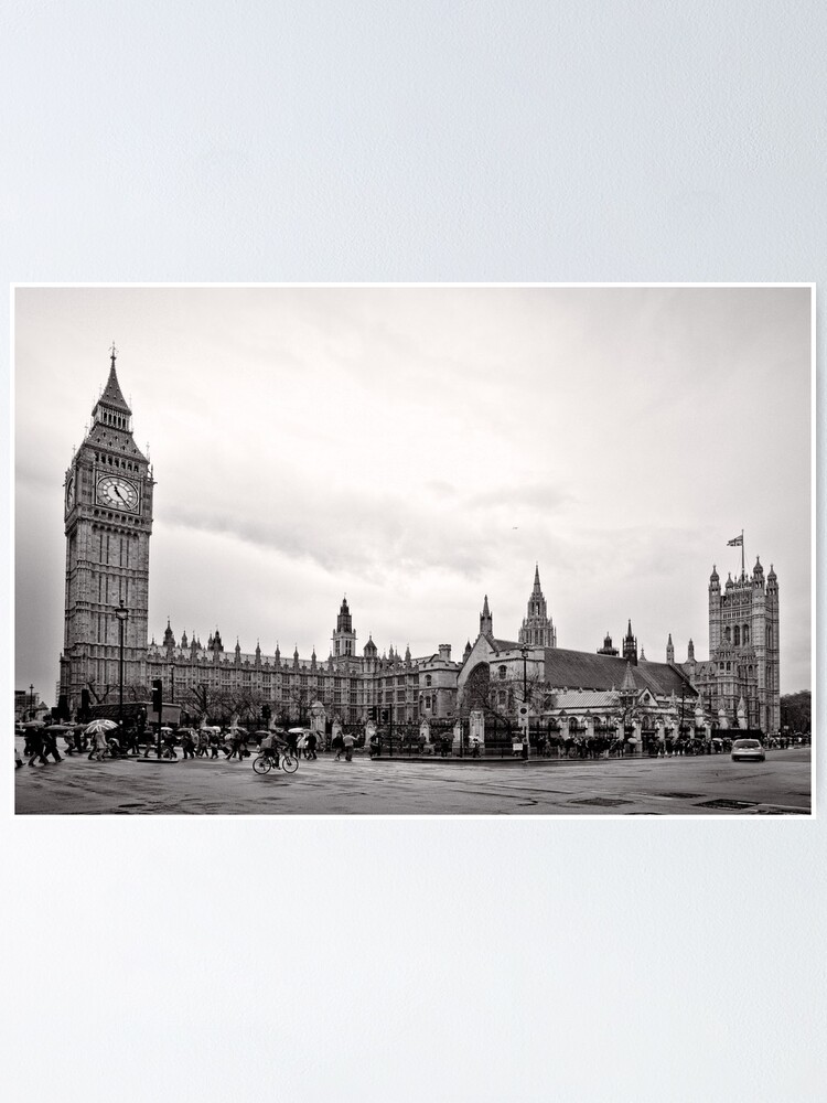 Alternate view of Big Ben and the Houses of Parliament - London - Britain Poster