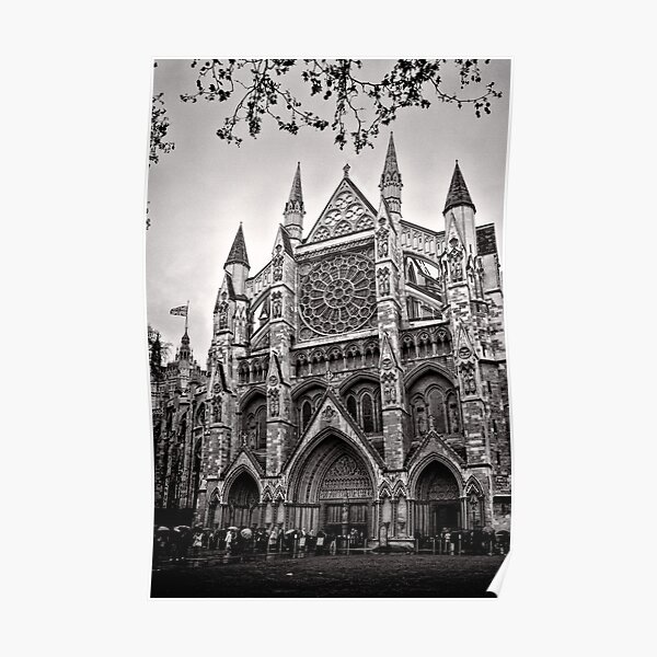 Dampened Faithful - Westminster - London - Britain Poster