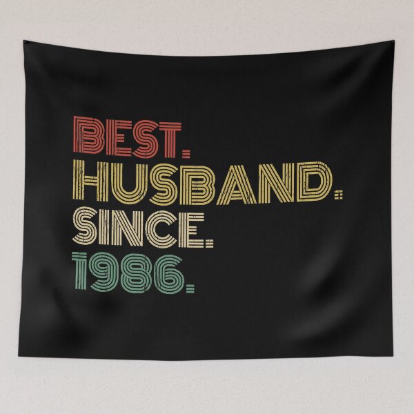Item preview, Best Husband Since 1986 - Wedding Anniversary Gift designed and sold by nana1099.