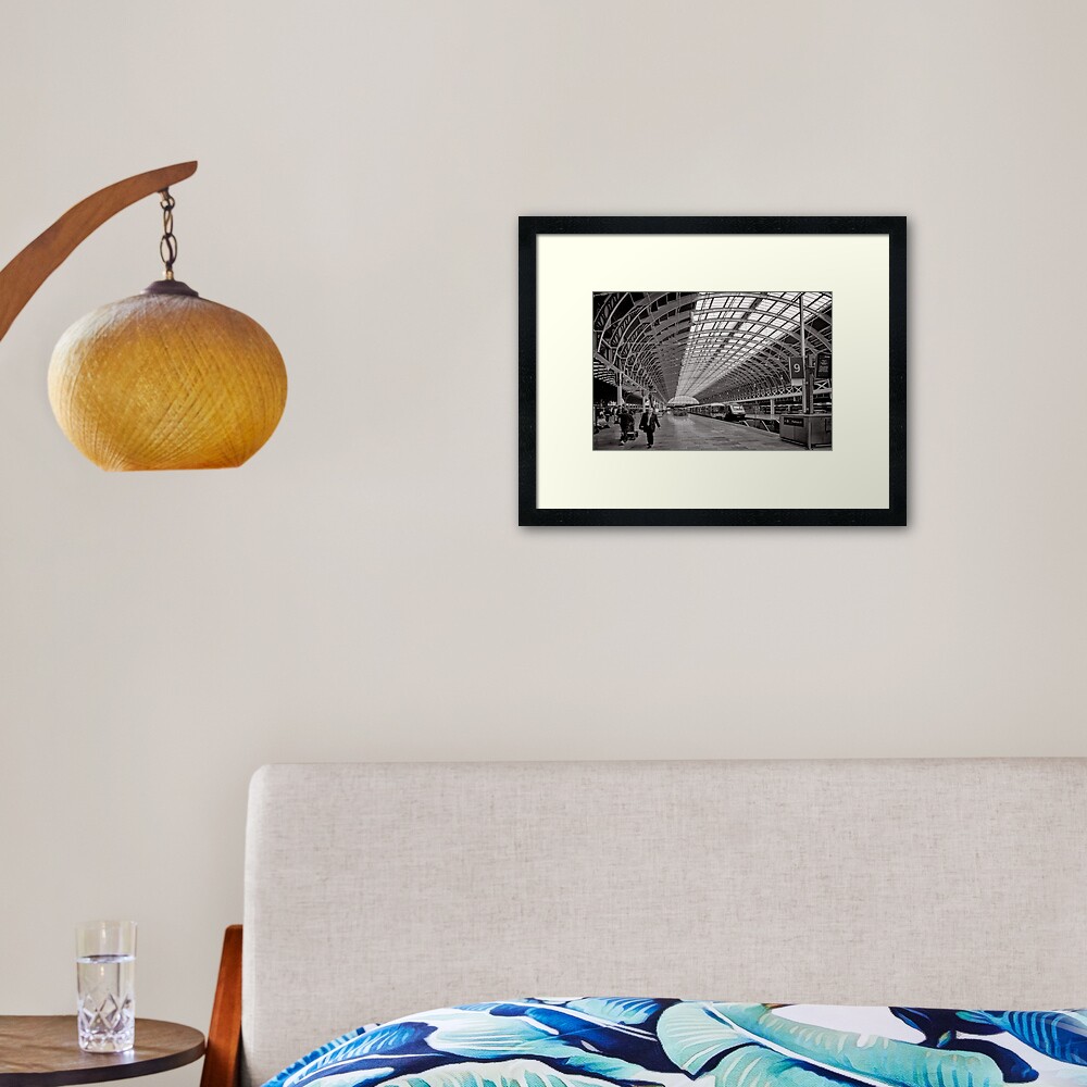 Paddington Platform 9 - London - Britain Framed Art Print