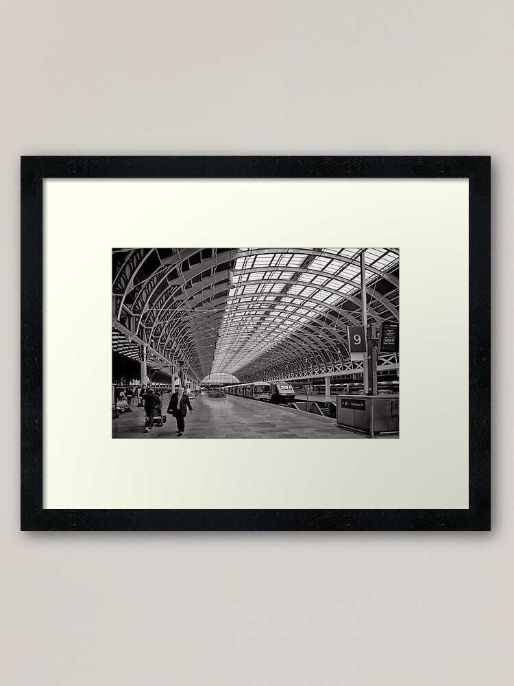 Alternate view of Paddington Platform 9 - London - Britain Framed Art Print