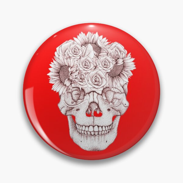 Item preview, Floral Skull, Sunflowers, Roses designed and sold by Flower Magic .
