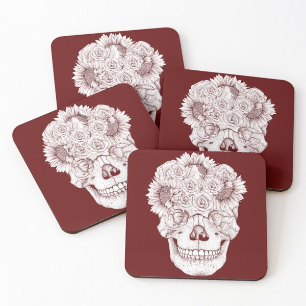 Item preview, Floral Skull, Sunflowers, Roses designed and sold by Flower Magic .