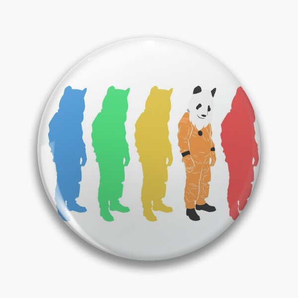 Item preview, Bearded Space Panda 2 (White) designed and sold by animinimal.