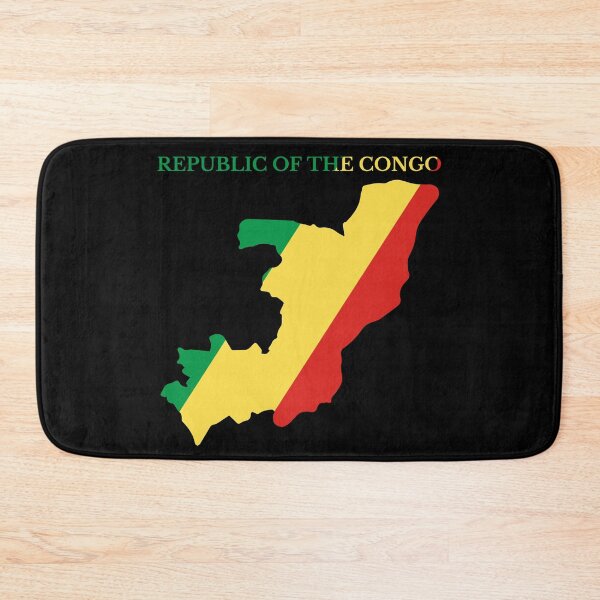 Item preview, Republic of the Congo Map Flag designed and sold by marosharaf.