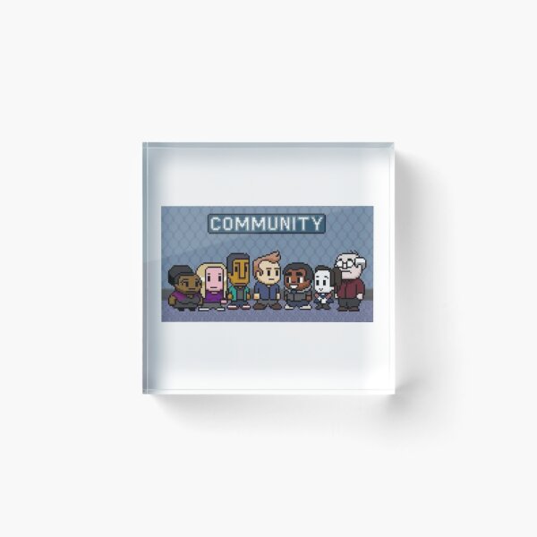 Item preview, Community characters in 8-bit designed and sold by ematzzz.