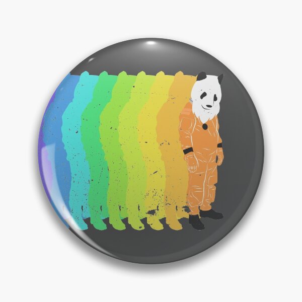 Item preview, Space Panda Distressed 1 (black) designed and sold by animinimal.