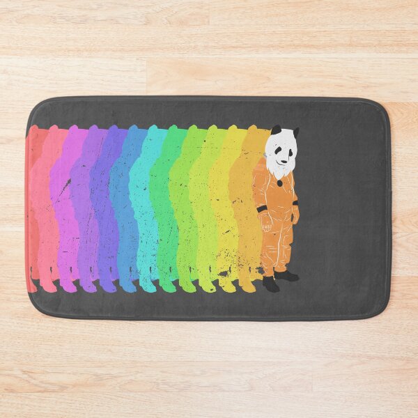 Item preview, Space Panda Distressed 1 (black) designed and sold by animinimal.