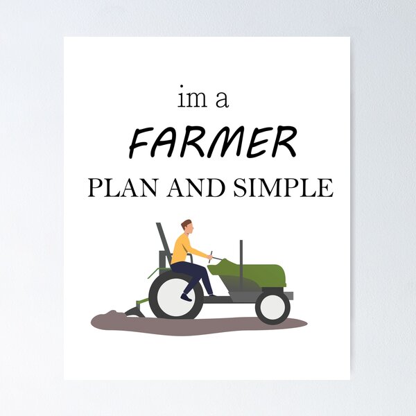 Item preview, i'm a farmer t-shirt design designed and sold by zouhairchnafa.
