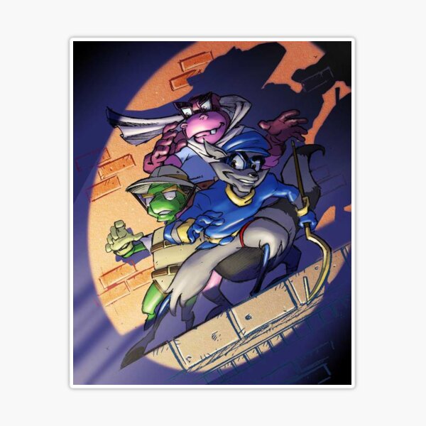 Sly Cooper Gang Extended Sticker for Sale by Swisskid