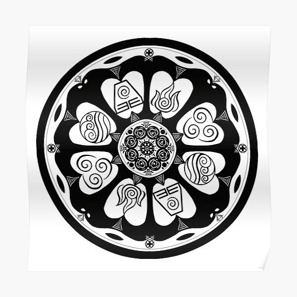 White Lotus Tile Posters Redbubble