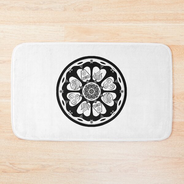 Item preview, Ornate White Lotus Tile designed and sold by Kolbyjack48.