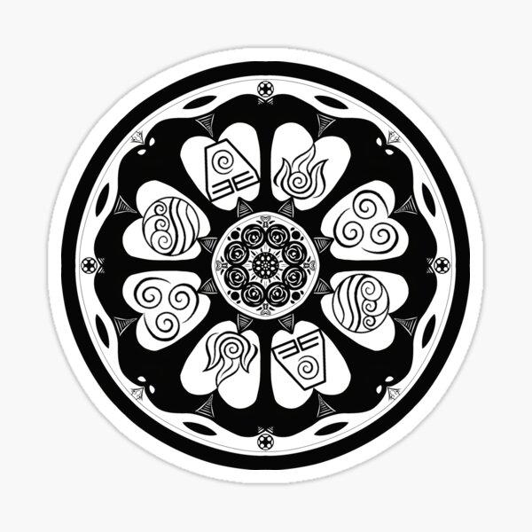 Ornate White Lotus Tile