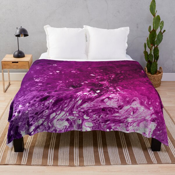 Item preview, Original Purple Acrylic Pour Digital Art designed and sold by ChezM1989.