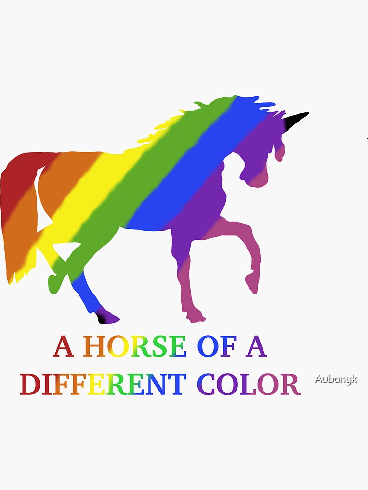 Learning Colors, Rainbow Horse with Glitter, Colorful horse