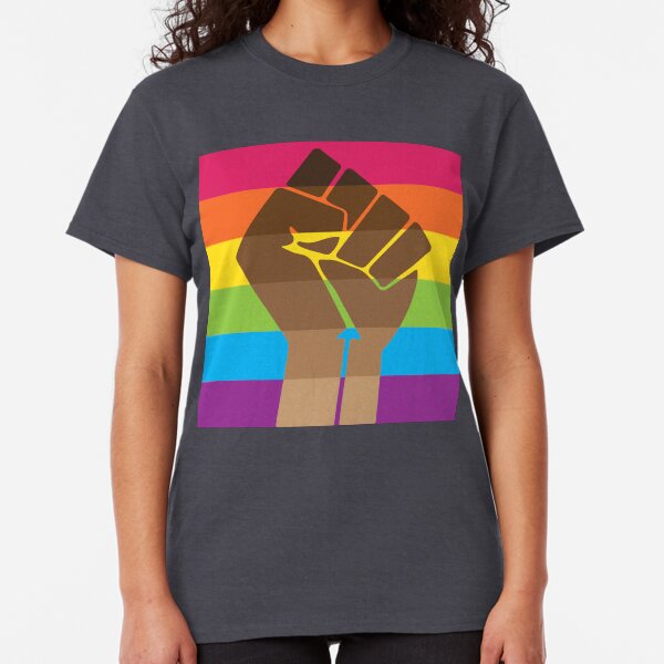 LGBT+ & BLM Pride Fist Classic T-Shirt