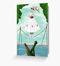 Haunted Mansion- Mary Poppins Greeting Card
