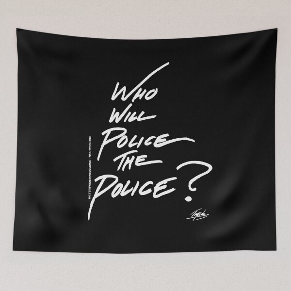 Item preview, Who Will Police the Police? designed and sold by bornmiserable.