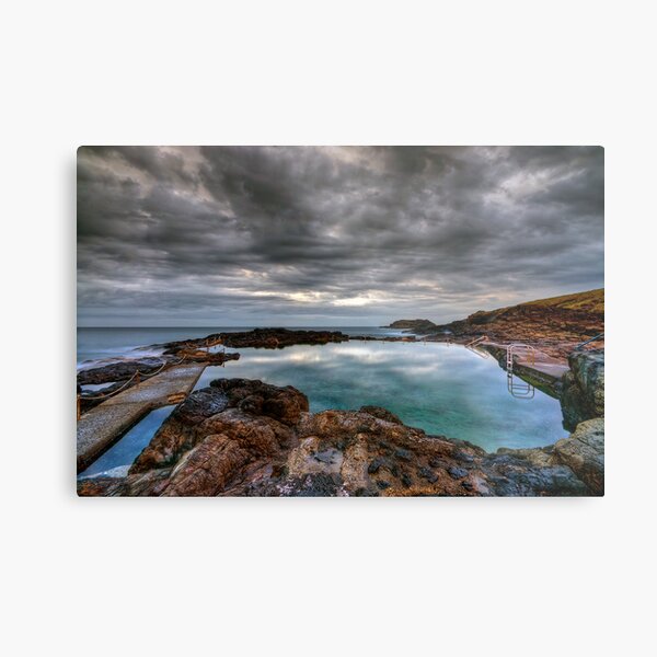 Rockpool Sunrise. Metal Print