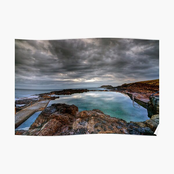 Rockpool Sunrise. Poster