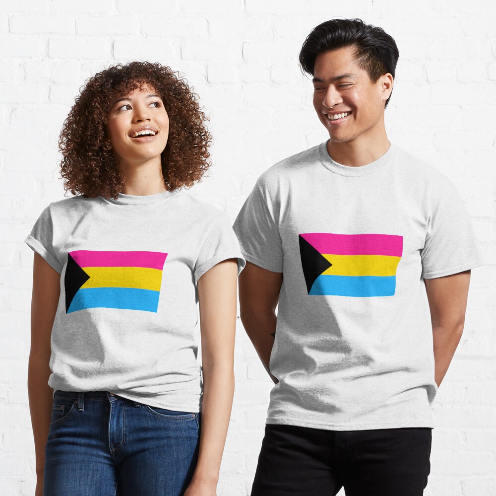 Demi Pan Flag Pride Pansexual Demiromantic Panromantic Demisexual T Shirt By Bitterbluepine