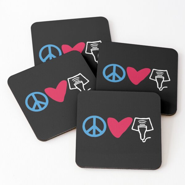 Item preview, Peace Love Ultrasound, Gift For Ultrasound Tech Sonographer  designed and sold by VintageMashup.