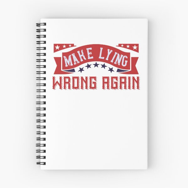 Item preview, Make Lying Wrong Again Anti Trump Political designed and sold by thegoodplan.