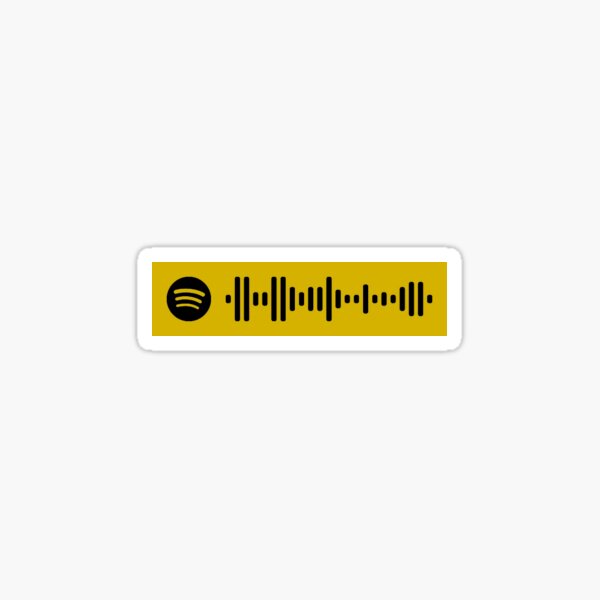 Calm Spotify Code Sticker By Weatherfield4b Redbubble