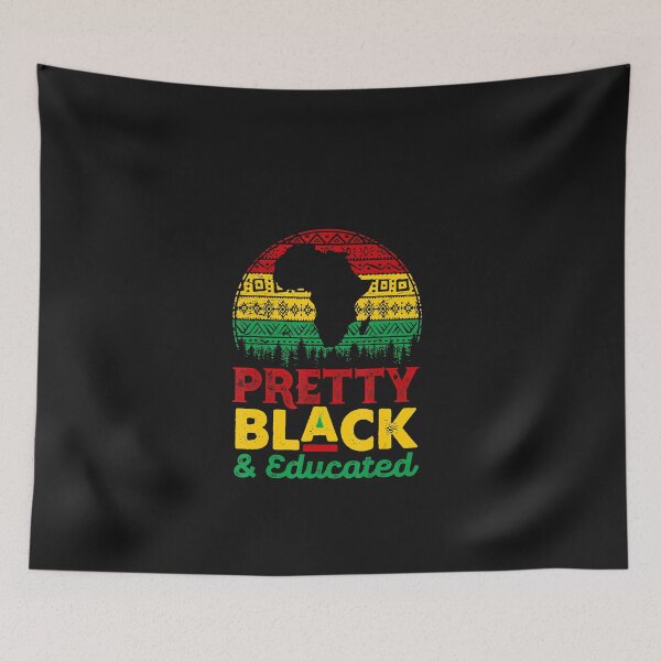 Item preview, Pretty Black and Educated Black History Month 2020 designed and sold by Olivernaessens.