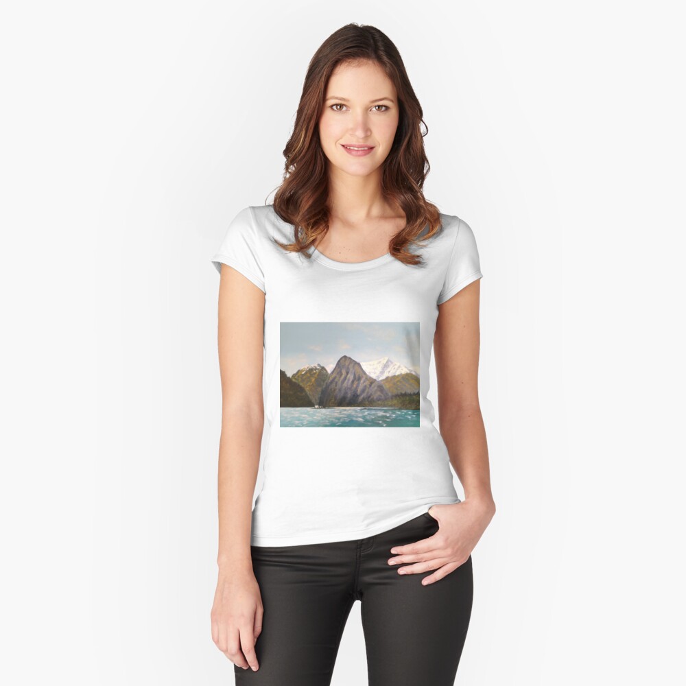 Item preview, Fitted Scoop T-Shirt designed and sold by fionagurnsey.