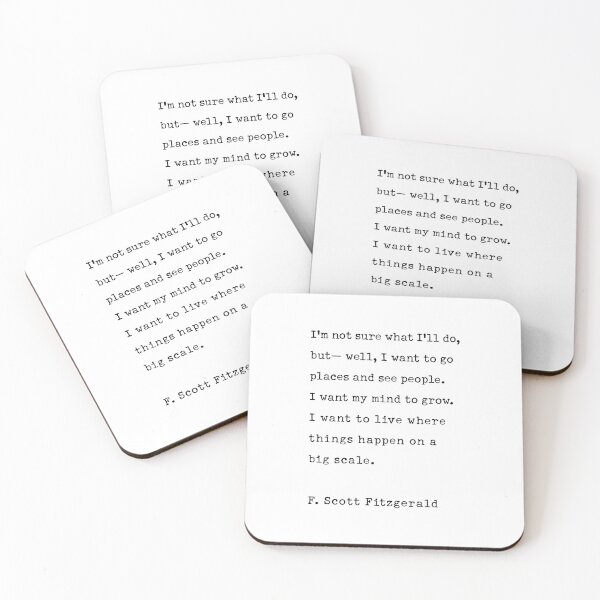 Item preview,  F. Scott Fitzgerald  designed and sold by corbrand.