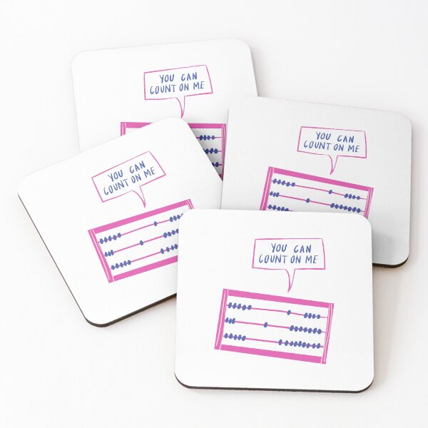 Item preview, You Can Count On Me - Witty Valentines Love Quotes designed and sold by ItsNikkiArts.