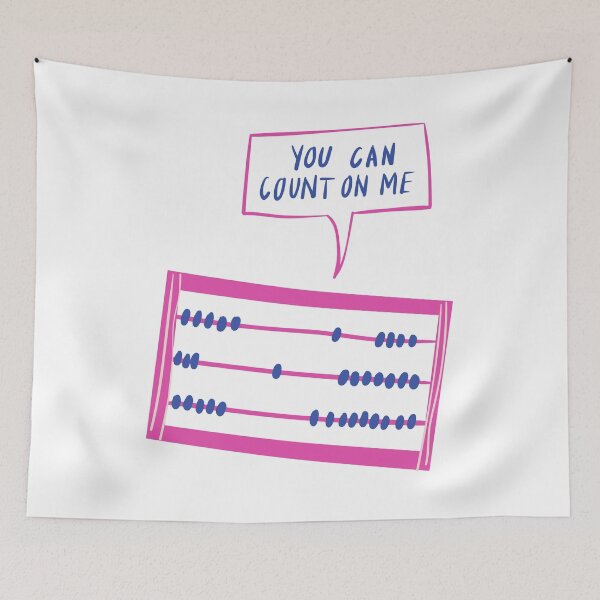Item preview, You Can Count On Me - Witty Valentines Love Quotes designed and sold by ItsNikkiArts.