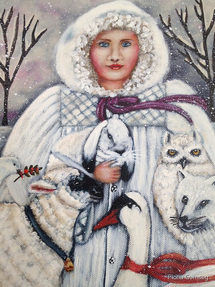 Thumbnail 3 of 3, Art Print, Winter Wonderland designed and sold by fionagurnsey.