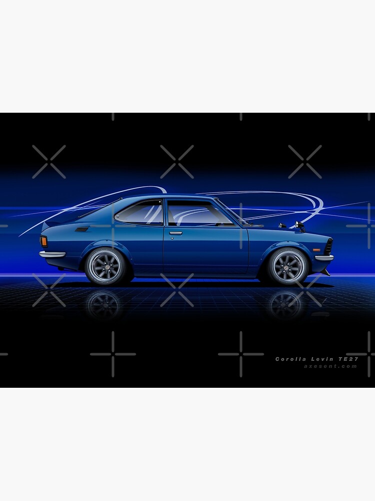 Discover Toyota Corolla Levin TE27 Premium Matte Vertical Poster