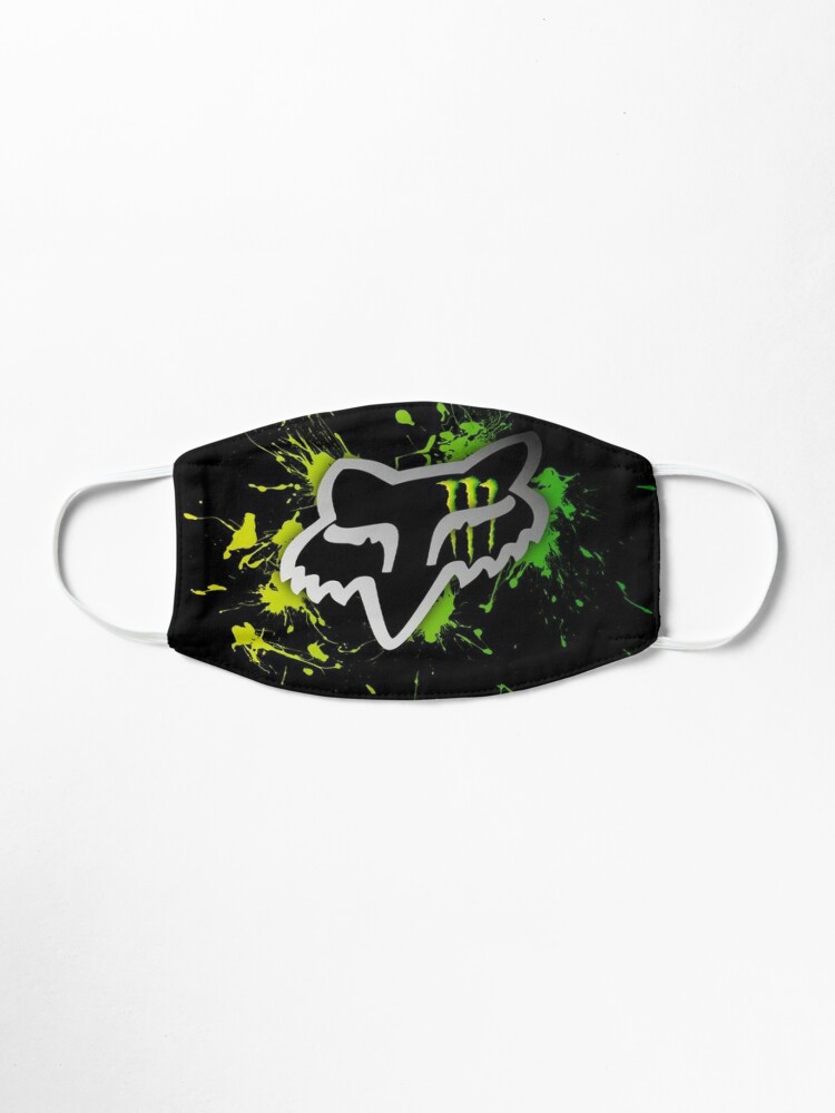 Download Fox Racing Green And Yellow Mask By Brianbowes Redbubble PSD Mockup Templates