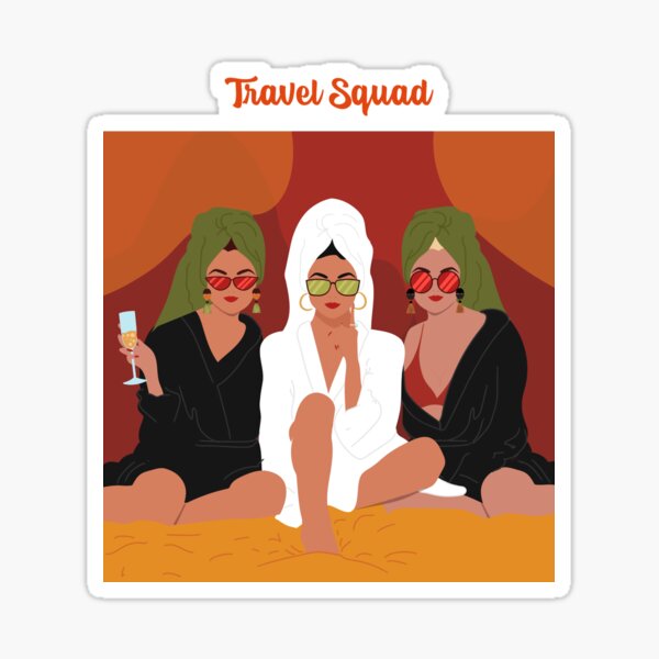 Travel Squad Sticker