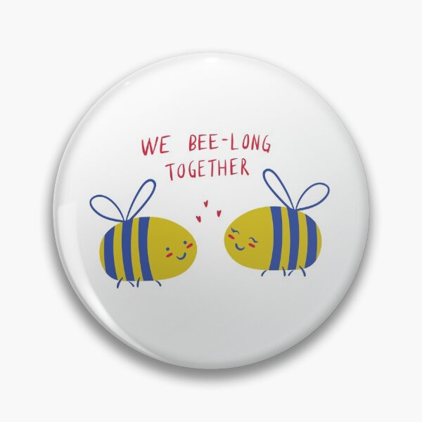 Item preview, We Bee-Long Together - Witty Valentines Love Quotes designed and sold by ItsNikkiArts.