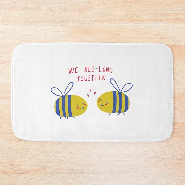 Item preview, We Bee-Long Together - Witty Valentines Love Quotes designed and sold by ItsNikkiArts.