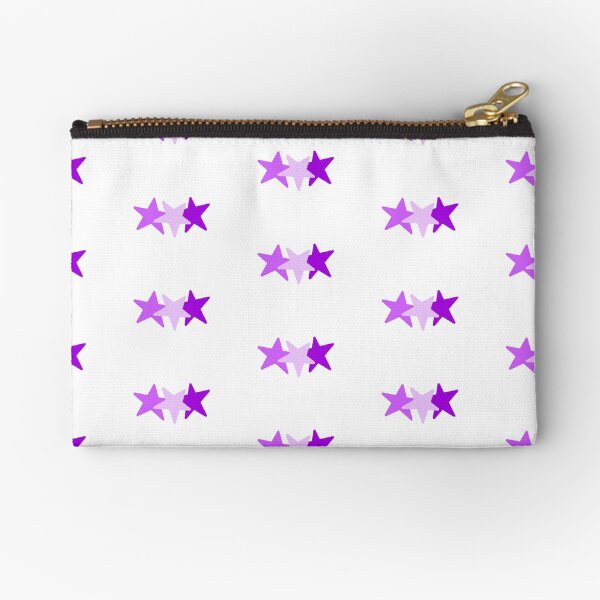 stars - purple scale Zipper Pouch