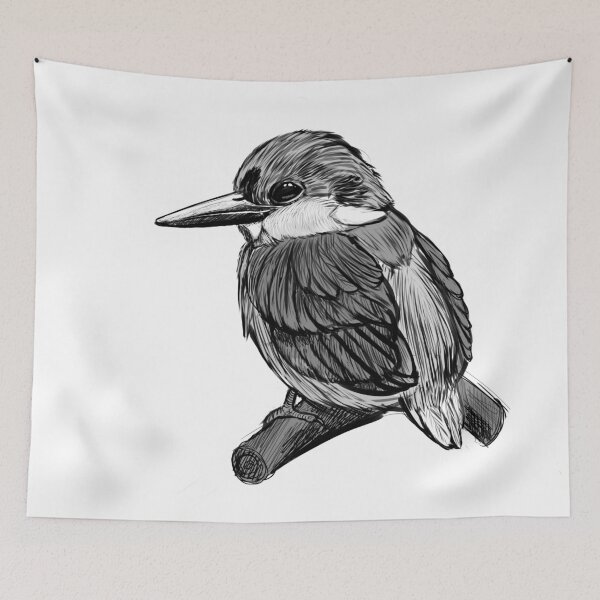 Item preview, Bird on a branch designed and sold by Blenderbeetle.