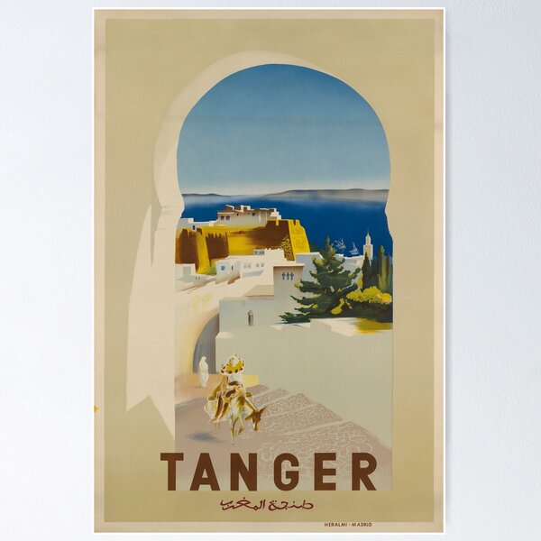 Artikel-Vorschau von Tanger vintage travel poster, designt und verkauft von stickart-marek.
