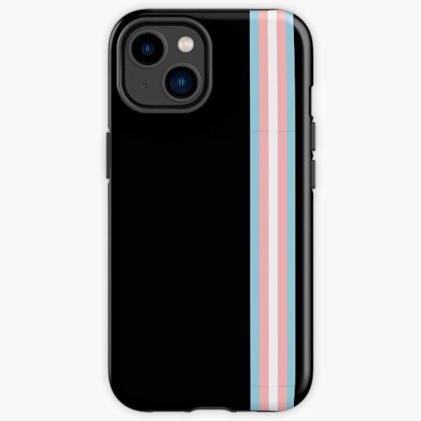 Subtle Retro Transgender Flag Design iPhone Tough Case