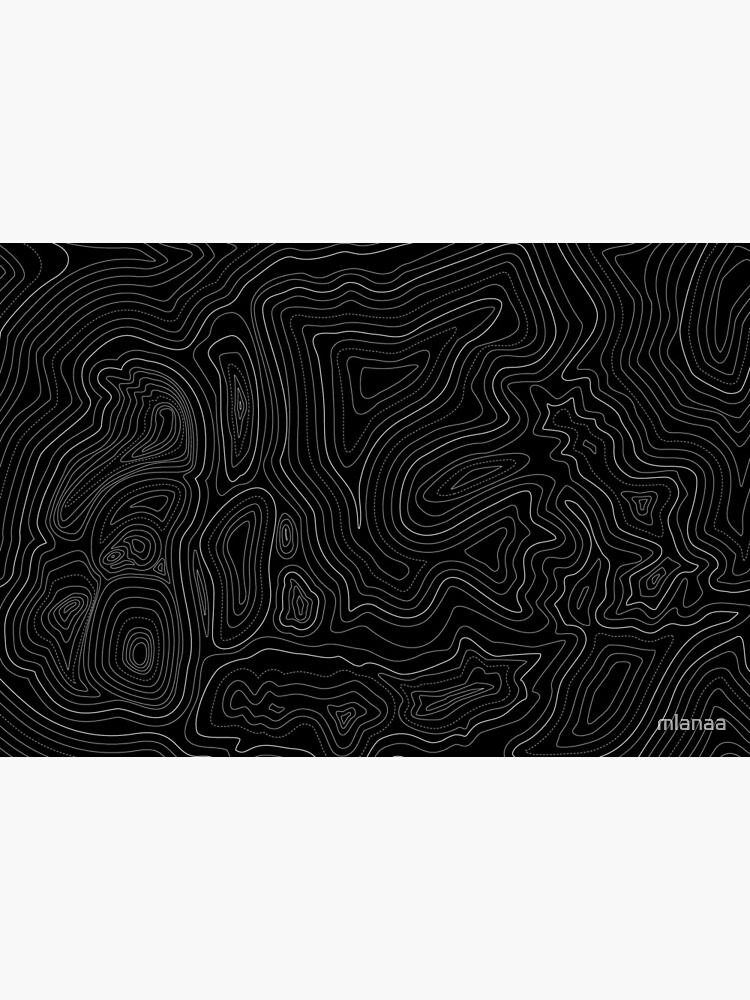 topographic map by mlanaa